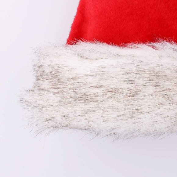 Women Red Deluxe Christmas Santa Hats main image 4